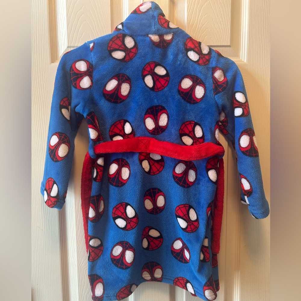 Marvel Blue and Red Spider Hero Robe - Picture 4 of 4